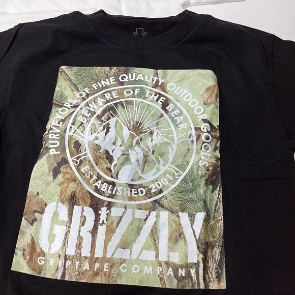 Grizzly Griptape Company Skateboard T-shirt Lot New S - Picture 2 of 13